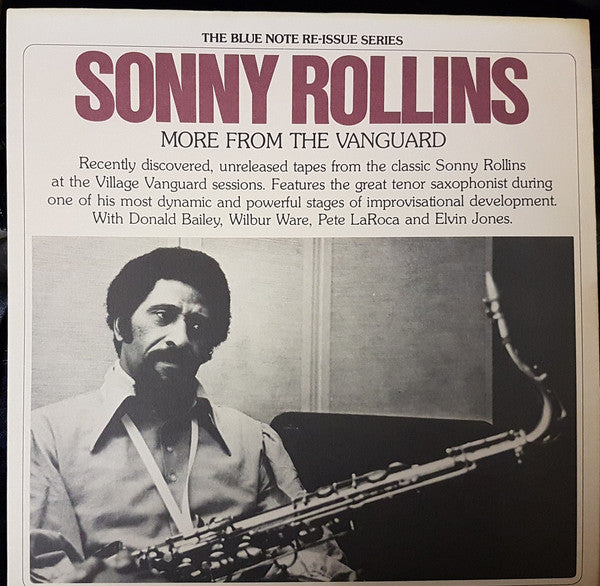 Sonny Rollins : More From The Vanguard (2xLP, Mono)