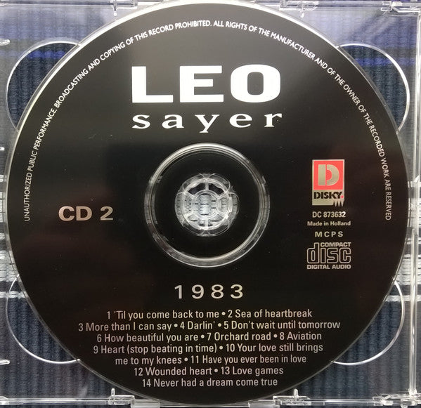 Leo Sayer - 1982 & 1983 (2xCD, Comp) - De Platen Aap – Vinylwinkel in Brielle & online webshop voor muziekliefhebbers