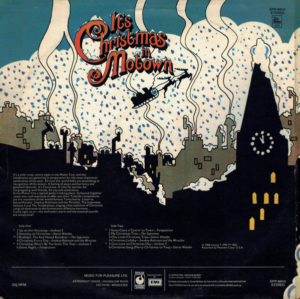 Various : It's Christmas In Motown (LP,Compilation,Stereo)