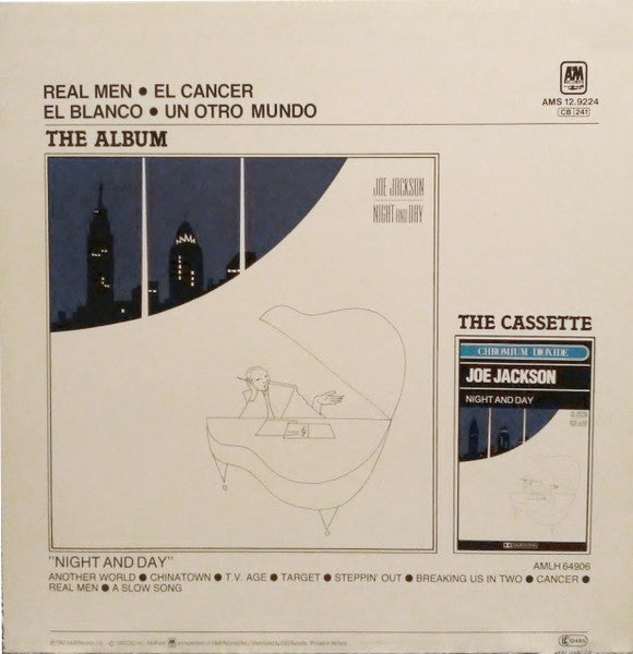 Joe Jackson : The Real Men EP (12", S/Sided, EP, Maxi)