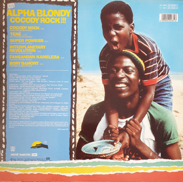 Alpha Blondy : Cocody Rock!!! (LP, Album)
