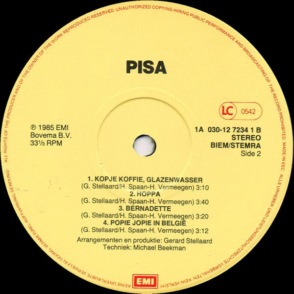 Pisa : Popie Jopie (LP, Album)