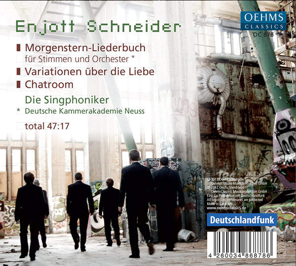 Die Singphoniker* - Enjott Schneider : Chatroom And Other Works By Enjott Schneider (CD, Album)