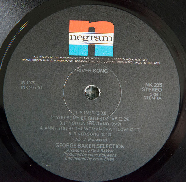 George Baker Selection : River Song (LP, Album, Gat)