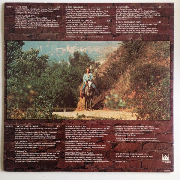 David Soul : David Soul (LP, Album, BW )