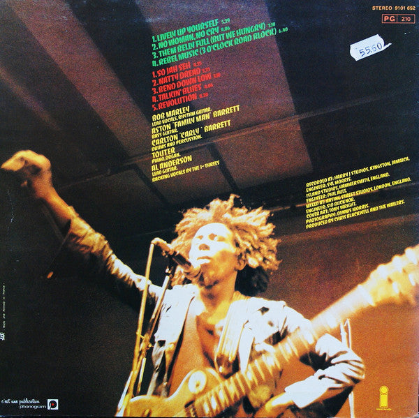 Bob Marley & The Wailers : Natty Dread (LP, Album, RE)