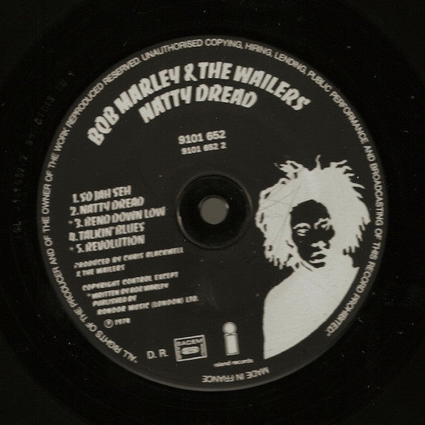 Bob Marley & The Wailers : Natty Dread (LP, Album, RE)