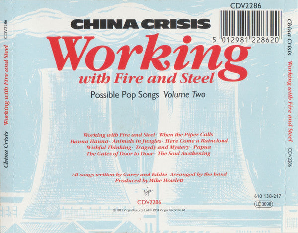 China Crisis : Working With Fire And Steel (Possible Pop Songs Volume Two) (CD, Album, RE)