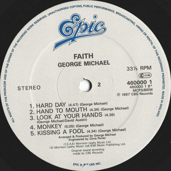 George Michael : Faith (LP, Album)