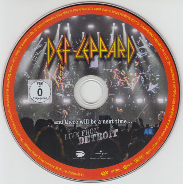 Def Leppard : And There Will Be A Next Time... Live From Detroit (2xCD, Album + DVD-V, NTSC)
