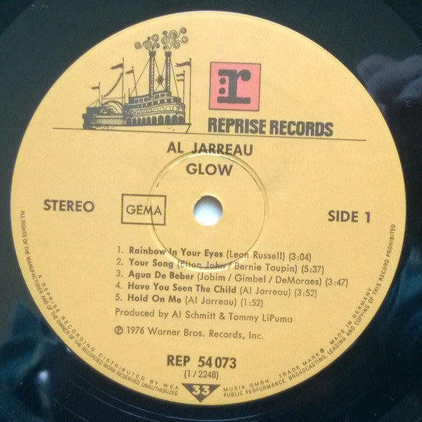 Al Jarreau : Glow (LP, Album)