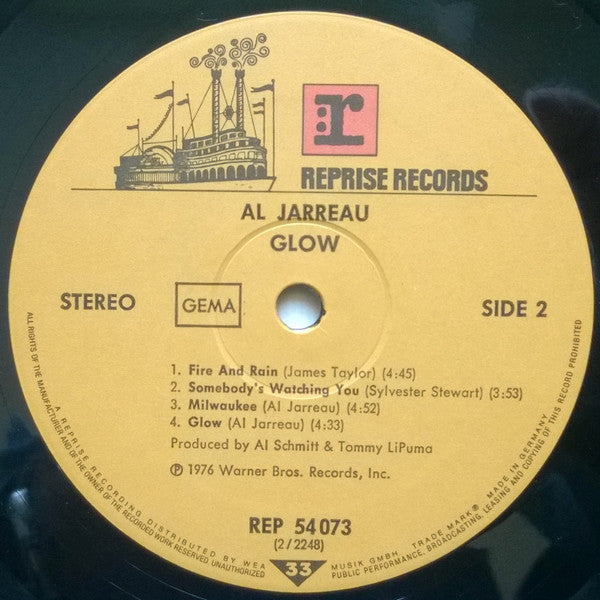 Al Jarreau : Glow (LP, Album)