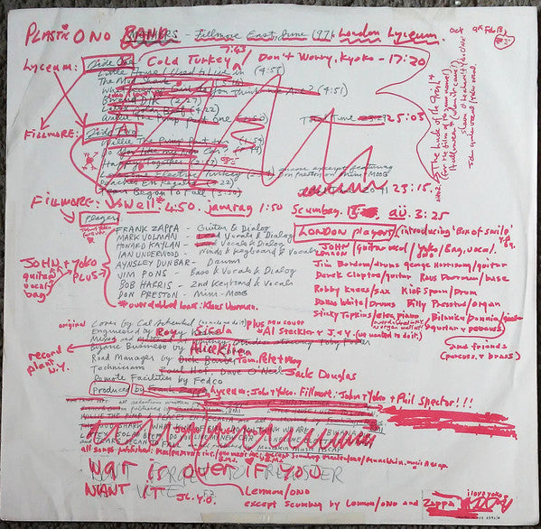 John Lennon & Yoko Ono / The Plastic Ono Band : Some Time In New York City (2xLP, Album, Jac)