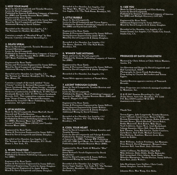 Dirty Projectors : Dirty Projectors (LP, Album + LP, S/Sided, Album, Etch)