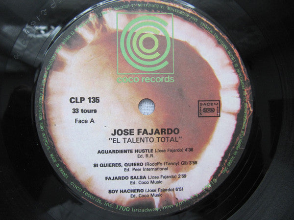 Jose Fajardo* : El Talento Total (LP)