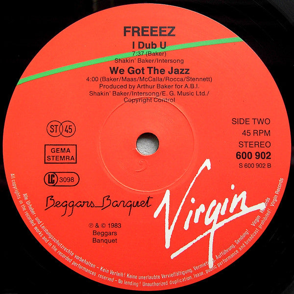 Freeez - I.O.U. (Megamix) (12") - De Platen Aap – Vinylwinkel in Brielle & online webshop voor muziekliefhebbers