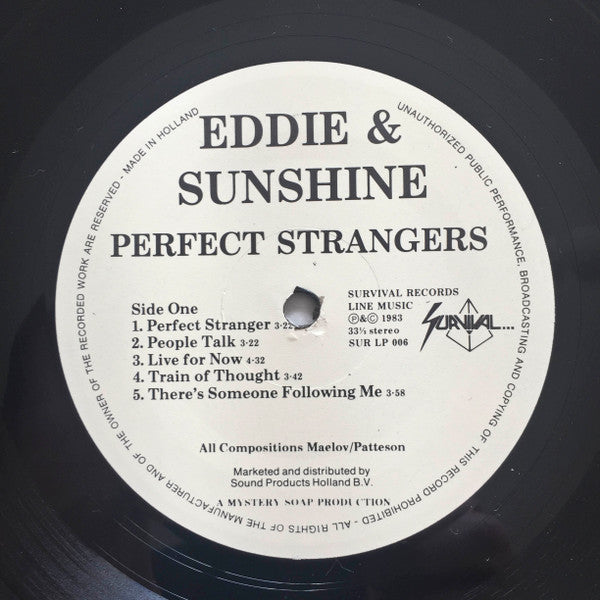 Eddie & Sunshine : Perfect Strangers (LP, Album)