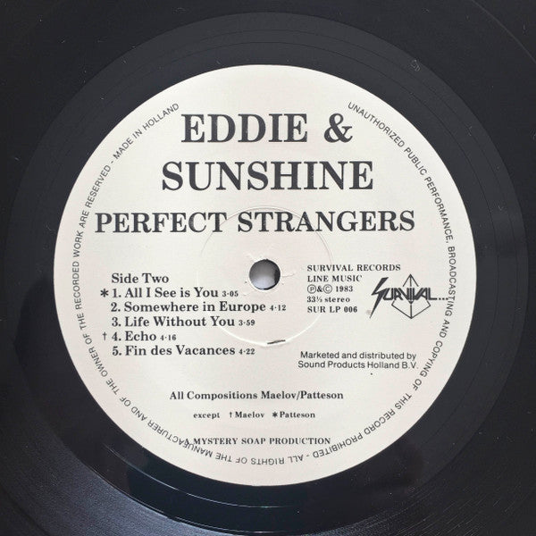 Eddie & Sunshine : Perfect Strangers (LP, Album)