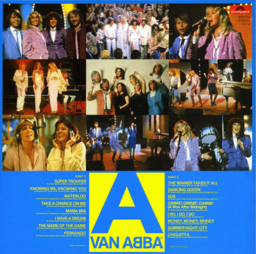 ABBA : A Van Abba - Hun Grootste Hits (Hun Grootste Hits Van »Waterloo« Tot »Super Trouper«)  (LP, Comp)