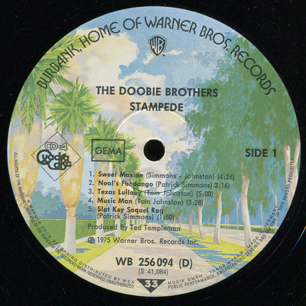 The Doobie Brothers : Stampede (LP, Album, Quad, Gat)
