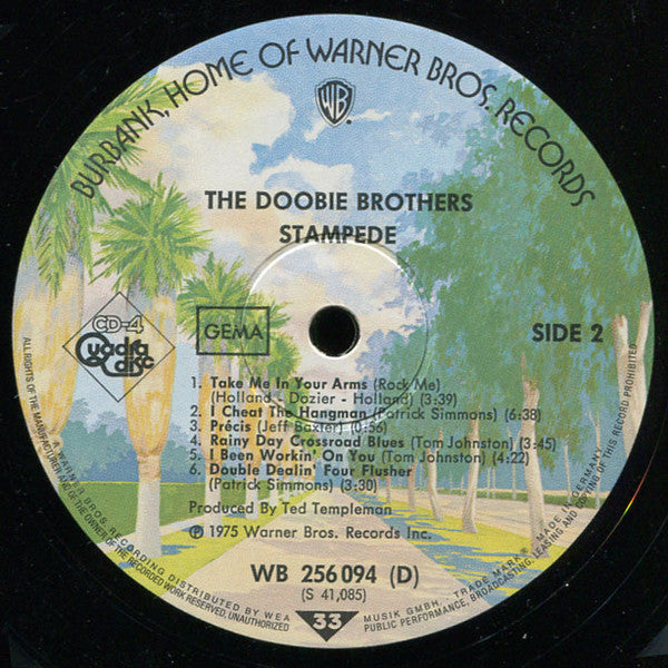 The Doobie Brothers : Stampede (LP, Album, Quad, Gat)