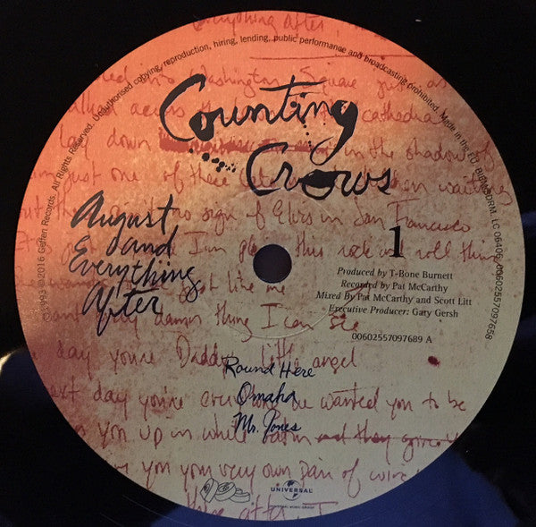 Counting Crows : August And Everything After (2xLP, Album, RE, 180)