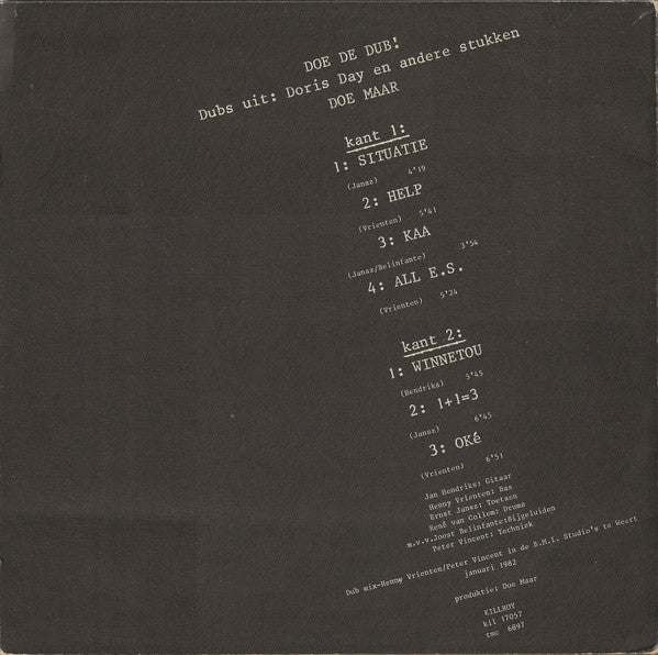 Doe Maar : Doe De Dub (Discodubversie) (LP, Album)
